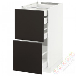 ⭐METOD / MAXIMERA⭐Sсstj 2fr/2n/śr/в шу, белый/Кунгсбака антрацит, 40x60 cm⭐ИКЕА-29211912