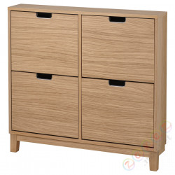 ⭐STALL⭐Шкаф для обуви, 4 перегородки, дубовый вейп, 96x17x90 cm⭐ИКЕА-40530229