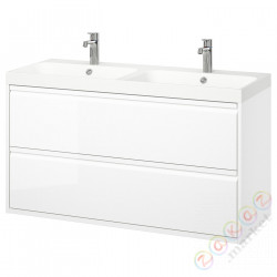 ⭐ANGSJON / BACKSJON⭐Sзаf umyw сящики/umyw/baterie, глянцевый белый, 120x48x69 cm⭐ИКЕА-19514009