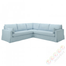 ⭐HYLTARP⭐4-местный угловой диван, Kilanda blady синий⭐ИКЕА-19489571