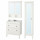 ⭐HEMNES / RATTVIKEN⭐Мебель для ванной, набор. 5 шт.., белый/Runskär аккумулятор, 82 cm⭐ИКЕА-99304446