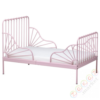 ⭐MINNEN⭐Каркас кровати раздвижной, светло-розовый, 80x200 cm⭐ИКЕА-79418806