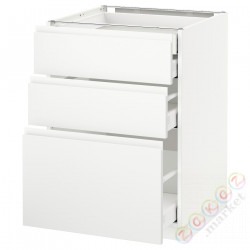 ⭐METOD / MAXIMERA⭐3 пт/2n/śr/в шу, белый/Voxtorpматовый белый, 60x60 cm⭐ИКЕА-49112096