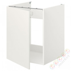 ⭐ENHET⭐Шкаф под раковину/дверь, белый, 60x62x75 cm⭐ИКЕА-29320954