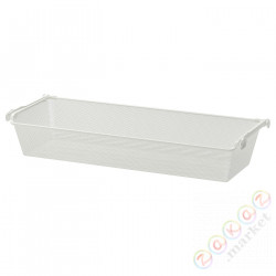 ⭐KOMPLEMENT⭐Сетчатая корзина с выдвижной направляющей, белый, 100x35 cm⭐ИКЕА-19010985