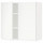 ⭐METOD⭐Навесной шкаф с полками/2 дверь, белый/Voxtorpматовый белый, 80x80 cm⭐ИКЕА-89466613