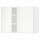 ⭐METOD⭐Навесной шкаф с полками/2 дверь, белый/Voxtorpматовый белый, 80x60 cm⭐ИКЕА-19459630