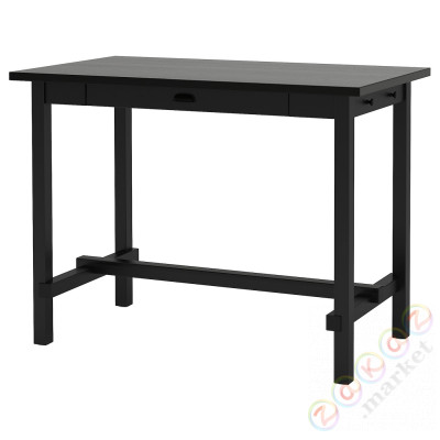 ⭐NORDVIKEN⭐Барный стол, черный, 140x80x105 cm⭐ИКЕА-00368814
