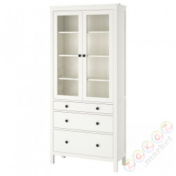 ⭐HEMNES⭐Сайт с3 ящики, белое пятно, 90x197 cm⭐ИКЕА-50371772