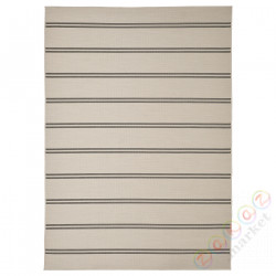 ⭐VIRKLUND⭐Ковровая дорожка tk pł внутри/снаружи, бежевый/темно-серый, 160x230 cm⭐ИКЕА-50517944