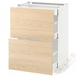 ⭐METOD / MAXIMERA⭐Sсstj 2fr/3шу, белый/Askersund яркий узор ясеня, 60x37 cm⭐ИКЕА-99215959