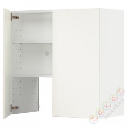 ⭐METOD⭐Шкаф okaнадa сполка/Drzс упражнениями, белый/Веддинге белый, 80x80 cm⭐ИКЕА-29504359