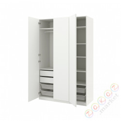 ⭐PAX / VIKANES⭐Комбинация шкафов, белый/белый, 150x60x236 cm⭐ИКЕА-69515365