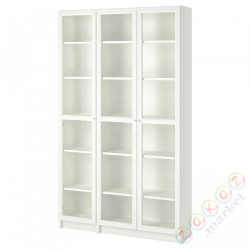 ⭐BILLY / OXBERG⭐Сайт, белый, 120x30x202 cm⭐ИКЕА-69281804