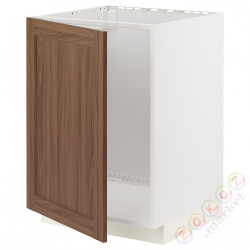 ⭐METOD⭐Шкаф под раковину, белый Enköping/коричневый орех, 60x60 cm⭐ИКЕА-59475020