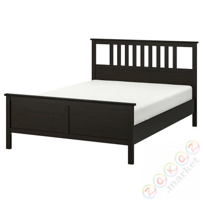 ⭐HEMNES⭐Корпус кровати, Черно-коричневый160x200 cm⭐ИКЕА-59929337