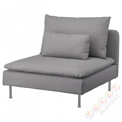 ⭐SODERHAMN⭐1-местная секция, Tonerud Серый⭐ИКЕА-39452048