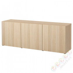 ⭐BESTA⭐Сочетание с дверь, под беленый дуб/Лаппвикен под беленый дуб, 180x42x65 cm⭐ИКЕА-19324981