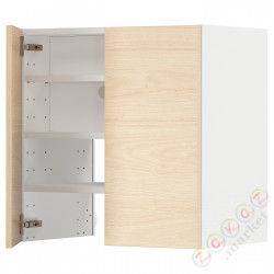 ⭐METOD⭐Шкаф okaнадa сполка/Drzс упражнениями, белый/Askersund яркий узор ясеня, 60x60 cm⭐ИКЕА-29505250