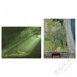 ⭐BILD⭐Плакат, зеленый widok, 40x50 cm⭐ИКЕА-40554946