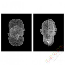 ⭐BILD⭐Плакат, skanowanт.е.3D, 40x50 cm⭐ИКЕА-60533095