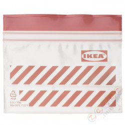 ⭐ISTAD⭐Torebka strunowa, полосатый/красный/коричневый, 0.3 l⭐ИКЕА-40564752