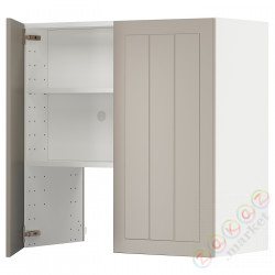 ⭐METOD⭐Шкаф okaнадa сполка/Drzс упражнениями, белый/Stensund бежевый, 80x80 cm⭐ИКЕА-59504353