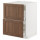 ⭐METOD / MAXIMERA⭐Постоянный шкаф/капюшон zint. с ящиками, белый Enköping/коричневый орех, 60x60 cm⭐ИКЕА-09477700
