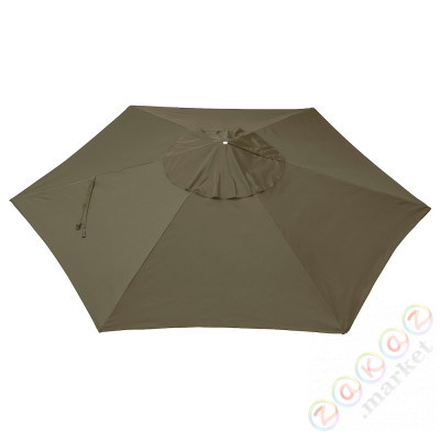 ⭐LINDOJA⭐CзаТише parasola, безowo-зеленый, 300 cm⭐ИКЕА-70468848