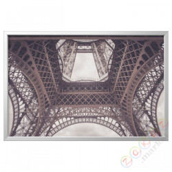 ⭐BJORKSTA⭐Картина в рамке, pod Wieżą Eiffla/Серебряный, 118x78 cm⭐ИКЕА-89416736