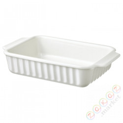 ⭐POETISK⭐Жаропрочная посуда, сливочный, 30x20 cm⭐ИКЕА-20513872