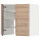 ⭐METOD⭐Шкаф okaнадa сполка/Drzс упражнениями, белый/Voxtorpподражание. дуб, 60x60 cm⭐ИКЕА-59505277