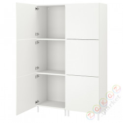 ⭐PLATSA⭐Шкаф 6 дверь, белый/Fonnes white, 120x42x191 cm⭐ИКЕА-49387991