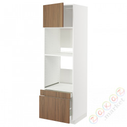 ⭐METOD / MAXIMERA⭐Рано утром/пирог ком доктор/2 шу, белый/Tistorp подражаниеacja коричневыйowego орехa, 60x60x200 cm⭐ИКЕА-79519754