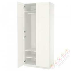 ⭐PAX / BERGSBO⭐Гардероб, белый/белый, 100x60x236 cm⭐ИКЕА-49500628