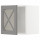 ⭐METOD⭐Навесной шкаф сстакан Drz/poprz, белый/Bodbyn Серый, 40x40 cm⭐ИКЕА-39395029