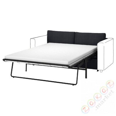 ⭐VIMLE⭐Sekcja 2-диван-кровать os, Saxemara черно-синий⭐ИКЕА-19537237