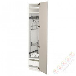 ⭐METOD / MAXIMERA⭐Высокий шкаф/домашний интерьер, белый/Stensund бежевый, 40x60x200 cm⭐ИКЕА-29407867