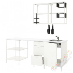 ⭐ENHET⭐Кухня, белый, 223x63.5x222 cm⭐ИКЕА-29337761