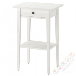 ⭐HEMNES⭐Прикроватный столик, белое пятно, 46x35 cm⭐ИКЕА-20200456