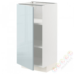 ⭐METOD⭐Кабинет ул./полки, белый/Kallarp jasnoсерый-синий, 40x37 cm⭐ИКЕА-99479238