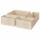 ⭐BOLLOSUND⭐Organizery do ящики, 4 шт.., бежевый⭐ИКЕА-50562106