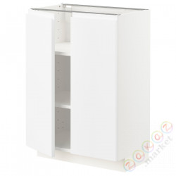 ⭐METOD⭐Кабинет stj/полки/2 дверь, белый/Voxtorpматовый белый, 60x37 cm⭐ИКЕА-89461470
