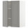 ⭐METOD⭐Навесной шкаф с полками/2 дверь, белый/Bodbyn Серый, 60x80 cm⭐ИКЕА-29458507