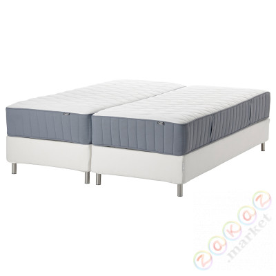 ⭐ESPEVAR/VAGSTRANDA⭐Континентальная кровать, белый/жесткий/светло-голубой средней жесткости, 180x200 cm⭐ИКЕА-49490064