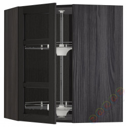 ⭐METOD⭐Пойдите с каруселью/стакан Drz, черный/Lerhyttan черный морилка, 68x80 cm⭐ИКЕА-39260271