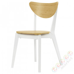 ⭐NORDMYRA⭐Стул, бамбук/белый⭐ИКЕА-60581878