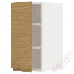 ⭐METOD⭐Навесной шкаф с полками, белый/Voxtorpподражание. дуб, 30x60 cm⭐ИКЕА-09537935