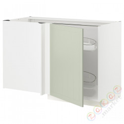 ⭐METOD⭐Напольный шкаф угловой H. полка, белый/Stensund светло-зеленый, 128x68 cm⭐ИКЕА-89486866