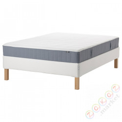 ⭐ESPEVAR/VESTEROY⭐Континентальная кровать, белый/светло-голубой средней жесткости, 140x200 cm⭐ИКЕА-19389699